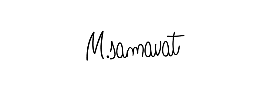 Also we have M.samavat name is the best signature style. Create professional handwritten signature collection using Angelique-Rose-font-FFP autograph style. M.samavat signature style 5 images and pictures png