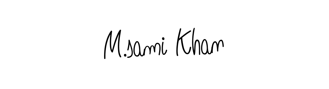 You can use this online signature creator to create a handwritten signature for the name M.sami Khan. This is the best online autograph maker. M.sami Khan signature style 5 images and pictures png