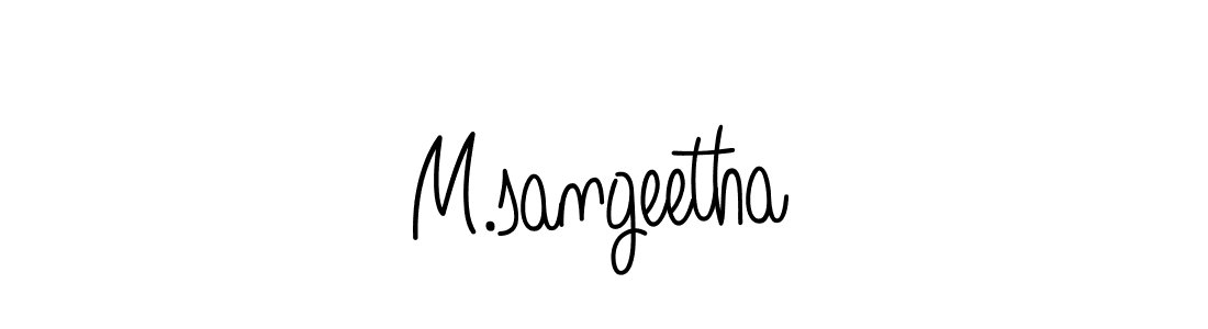 Best and Professional Signature Style for M.sangeetha. Angelique-Rose-font-FFP Best Signature Style Collection. M.sangeetha signature style 5 images and pictures png