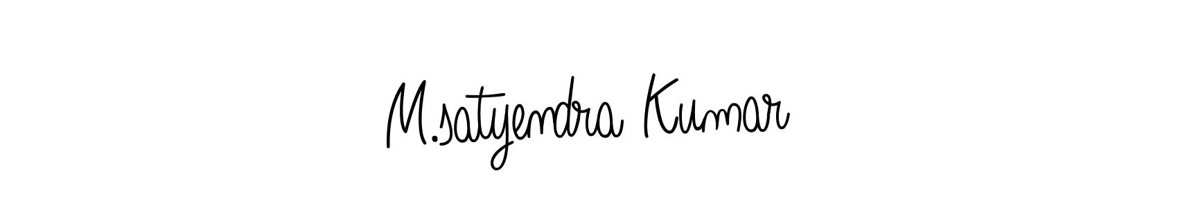 Make a short M.satyendra Kumar signature style. Manage your documents anywhere anytime using Angelique-Rose-font-FFP. Create and add eSignatures, submit forms, share and send files easily. M.satyendra Kumar signature style 5 images and pictures png