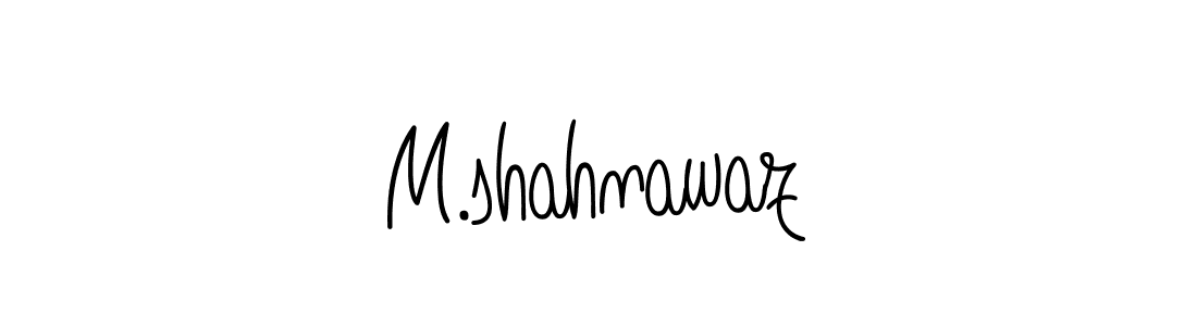 Create a beautiful signature design for name M.shahnawaz. With this signature (Angelique-Rose-font-FFP) fonts, you can make a handwritten signature for free. M.shahnawaz signature style 5 images and pictures png