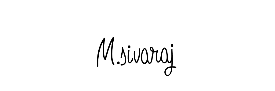 Once you've used our free online signature maker to create your best signature Angelique-Rose-font-FFP style, it's time to enjoy all of the benefits that M.sivaraj name signing documents. M.sivaraj signature style 5 images and pictures png