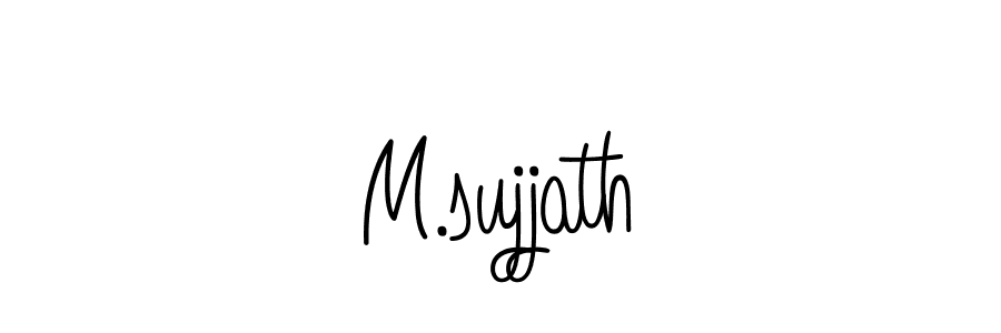 Also You can easily find your signature by using the search form. We will create M.sujjath name handwritten signature images for you free of cost using Angelique-Rose-font-FFP sign style. M.sujjath signature style 5 images and pictures png