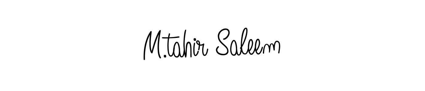 Make a short M.tahir Saleem signature style. Manage your documents anywhere anytime using Angelique-Rose-font-FFP. Create and add eSignatures, submit forms, share and send files easily. M.tahir Saleem signature style 5 images and pictures png
