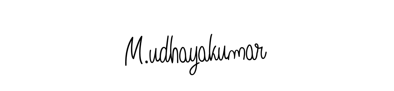 How to make M.udhayakumar signature? Angelique-Rose-font-FFP is a professional autograph style. Create handwritten signature for M.udhayakumar name. M.udhayakumar signature style 5 images and pictures png