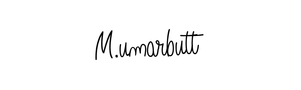 How to make M.umarbutt signature? Angelique-Rose-font-FFP is a professional autograph style. Create handwritten signature for M.umarbutt name. M.umarbutt signature style 5 images and pictures png