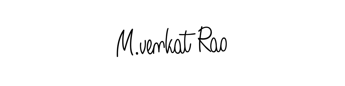 Once you've used our free online signature maker to create your best signature Angelique-Rose-font-FFP style, it's time to enjoy all of the benefits that M.venkat Rao name signing documents. M.venkat Rao signature style 5 images and pictures png