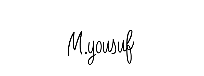 How to make M.yousuf signature? Angelique-Rose-font-FFP is a professional autograph style. Create handwritten signature for M.yousuf name. M.yousuf signature style 5 images and pictures png