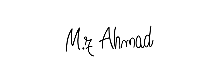 Also You can easily find your signature by using the search form. We will create M.z Ahmad name handwritten signature images for you free of cost using Angelique-Rose-font-FFP sign style. M.z Ahmad signature style 5 images and pictures png