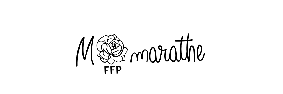 How to Draw M3marathe signature style? Angelique-Rose-font-FFP is a latest design signature styles for name M3marathe. M3marathe signature style 5 images and pictures png