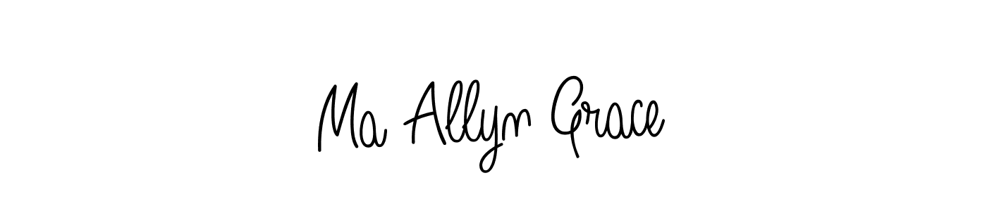 Once you've used our free online signature maker to create your best signature Angelique-Rose-font-FFP style, it's time to enjoy all of the benefits that Ma Allyn Grace name signing documents. Ma Allyn Grace signature style 5 images and pictures png