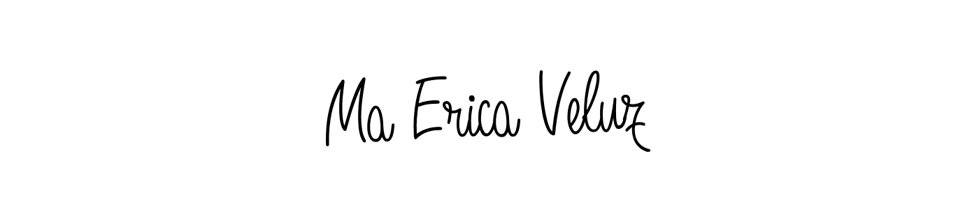 Design your own signature with our free online signature maker. With this signature software, you can create a handwritten (Angelique-Rose-font-FFP) signature for name Ma Erica Veluz. Ma Erica Veluz signature style 5 images and pictures png