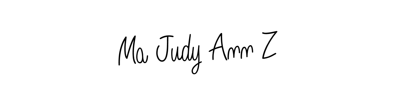You can use this online signature creator to create a handwritten signature for the name Ma Judy Ann Z. This is the best online autograph maker. Ma Judy Ann Z signature style 5 images and pictures png