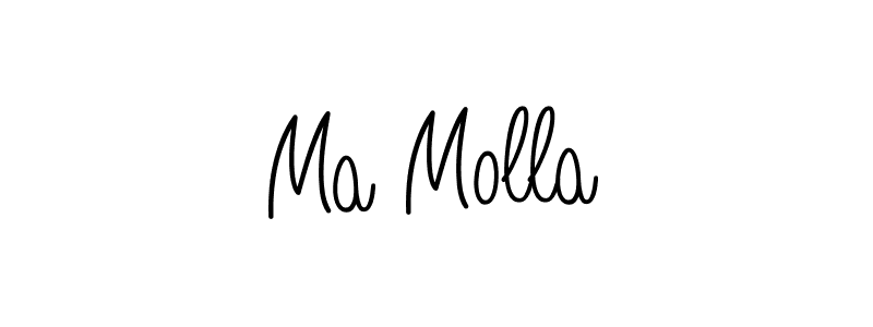 Make a short Ma Molla signature style. Manage your documents anywhere anytime using Angelique-Rose-font-FFP. Create and add eSignatures, submit forms, share and send files easily. Ma Molla signature style 5 images and pictures png