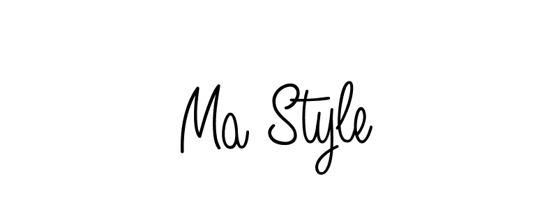 Make a beautiful signature design for name Ma Style. With this signature (Angelique-Rose-font-FFP) style, you can create a handwritten signature for free. Ma Style signature style 5 images and pictures png