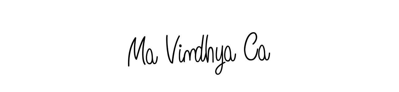 Once you've used our free online signature maker to create your best signature Angelique-Rose-font-FFP style, it's time to enjoy all of the benefits that Ma Vindhya Ca name signing documents. Ma Vindhya Ca signature style 5 images and pictures png