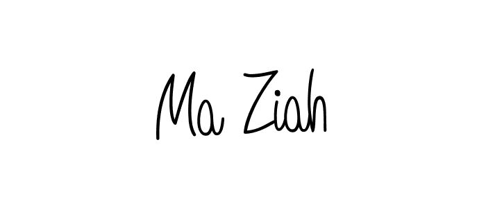 Make a beautiful signature design for name Ma Ziah. Use this online signature maker to create a handwritten signature for free. Ma Ziah signature style 5 images and pictures png