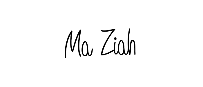 The best way (Angelique-Rose-font-FFP) to make a short signature is to pick only two or three words in your name. The name Ma Ziah include a total of six letters. For converting this name. Ma Ziah signature style 5 images and pictures png