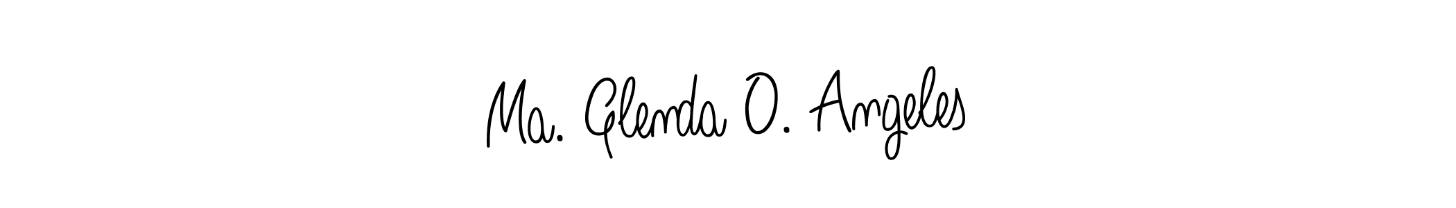 Once you've used our free online signature maker to create your best signature Angelique-Rose-font-FFP style, it's time to enjoy all of the benefits that Ma. Glenda O. Angeles name signing documents. Ma. Glenda O. Angeles signature style 5 images and pictures png