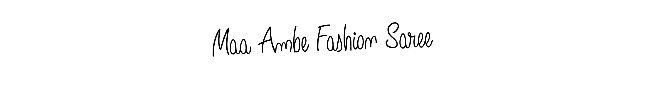 Make a short Maa Ambe Fashion Saree signature style. Manage your documents anywhere anytime using Angelique-Rose-font-FFP. Create and add eSignatures, submit forms, share and send files easily. Maa Ambe Fashion Saree signature style 5 images and pictures png