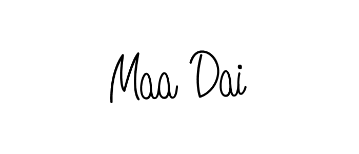 You can use this online signature creator to create a handwritten signature for the name Maa Dai. This is the best online autograph maker. Maa Dai signature style 5 images and pictures png