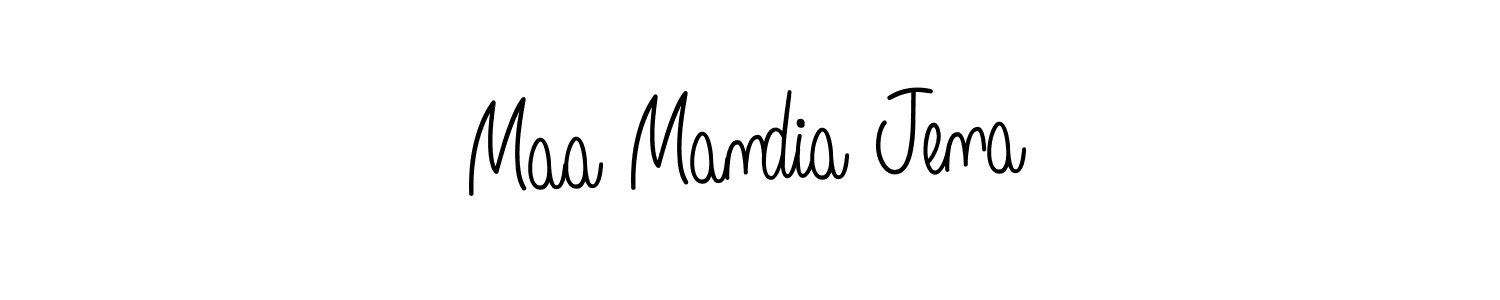 Once you've used our free online signature maker to create your best signature Angelique-Rose-font-FFP style, it's time to enjoy all of the benefits that Maa Mandia Jena name signing documents. Maa Mandia Jena signature style 5 images and pictures png