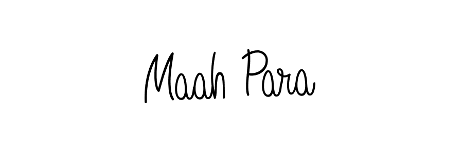 How to Draw Maah Para signature style? Angelique-Rose-font-FFP is a latest design signature styles for name Maah Para. Maah Para signature style 5 images and pictures png