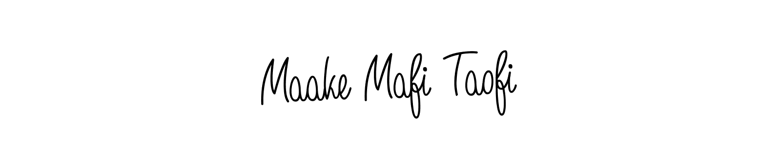Once you've used our free online signature maker to create your best signature Angelique-Rose-font-FFP style, it's time to enjoy all of the benefits that Maake Mafi Taofi name signing documents. Maake Mafi Taofi signature style 5 images and pictures png