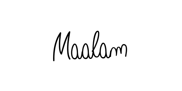 How to Draw Maalam signature style? Angelique-Rose-font-FFP is a latest design signature styles for name Maalam. Maalam signature style 5 images and pictures png