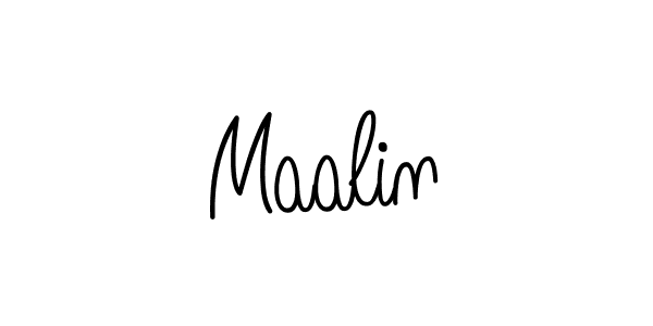 How to Draw Maalin signature style? Angelique-Rose-font-FFP is a latest design signature styles for name Maalin. Maalin signature style 5 images and pictures png