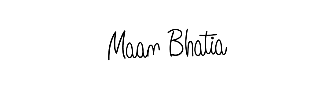 Also we have Maan Bhatia name is the best signature style. Create professional handwritten signature collection using Angelique-Rose-font-FFP autograph style. Maan Bhatia signature style 5 images and pictures png