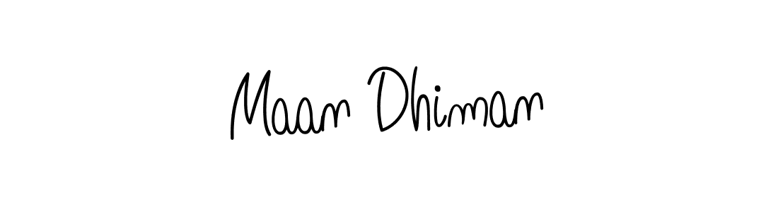 Check out images of Autograph of Maan Dhiman name. Actor Maan Dhiman Signature Style. Angelique-Rose-font-FFP is a professional sign style online. Maan Dhiman signature style 5 images and pictures png