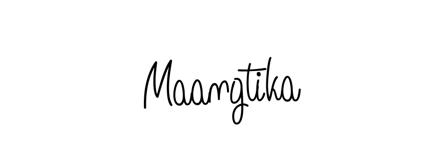 How to Draw Maangtika signature style? Angelique-Rose-font-FFP is a latest design signature styles for name Maangtika. Maangtika signature style 5 images and pictures png