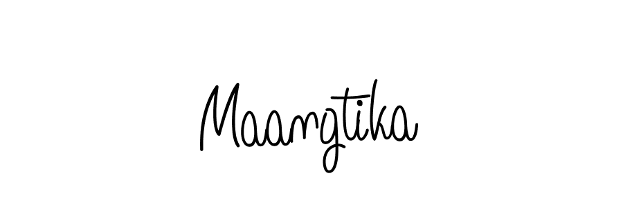 Check out images of Autograph of Maangtika name. Actor Maangtika Signature Style. Angelique-Rose-font-FFP is a professional sign style online. Maangtika signature style 5 images and pictures png