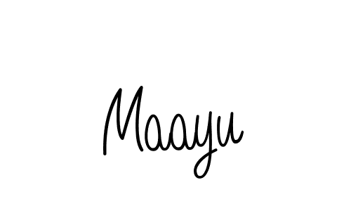 Make a beautiful signature design for name Maayu. Use this online signature maker to create a handwritten signature for free. Maayu signature style 5 images and pictures png