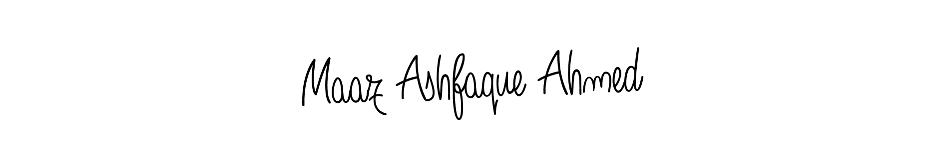 It looks lik you need a new signature style for name Maaz Ashfaque Ahmed. Design unique handwritten (Angelique-Rose-font-FFP) signature with our free signature maker in just a few clicks. Maaz Ashfaque Ahmed signature style 5 images and pictures png