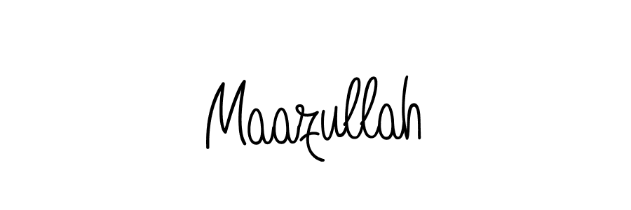 How to make Maazullah signature? Angelique-Rose-font-FFP is a professional autograph style. Create handwritten signature for Maazullah name. Maazullah signature style 5 images and pictures png