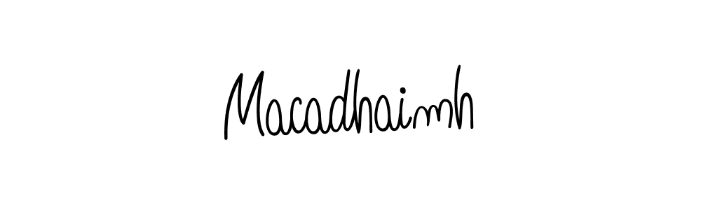 You can use this online signature creator to create a handwritten signature for the name Macadhaimh. This is the best online autograph maker. Macadhaimh signature style 5 images and pictures png