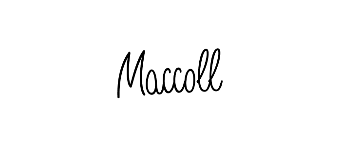 The best way (Angelique-Rose-font-FFP) to make a short signature is to pick only two or three words in your name. The name Maccoll include a total of six letters. For converting this name. Maccoll signature style 5 images and pictures png