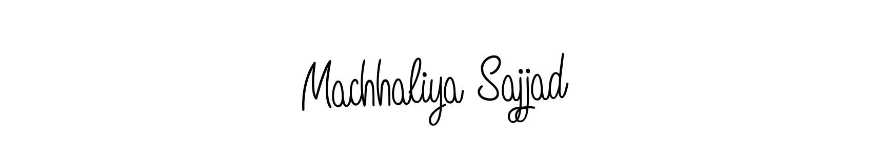 This is the best signature style for the Machhaliya Sajjad name. Also you like these signature font (Angelique-Rose-font-FFP). Mix name signature. Machhaliya Sajjad signature style 5 images and pictures png