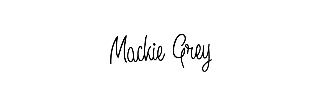 Make a beautiful signature design for name Mackie Grey. With this signature (Angelique-Rose-font-FFP) style, you can create a handwritten signature for free. Mackie Grey signature style 5 images and pictures png