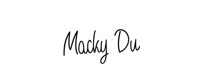 This is the best signature style for the Macky Du name. Also you like these signature font (Angelique-Rose-font-FFP). Mix name signature. Macky Du signature style 5 images and pictures png