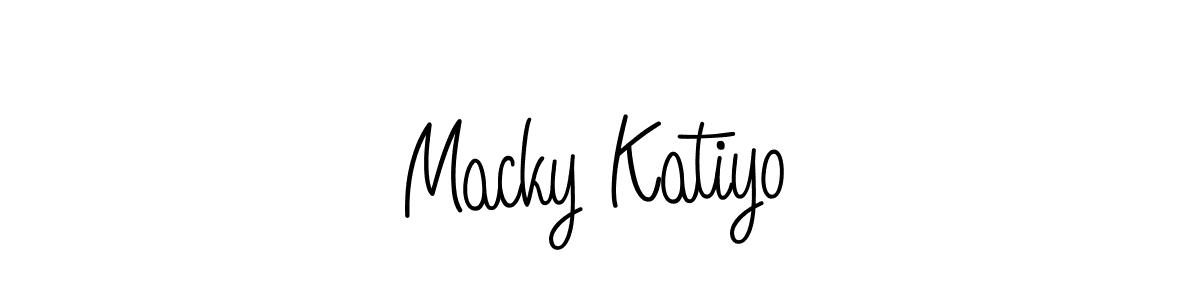Make a short Macky Katiyo signature style. Manage your documents anywhere anytime using Angelique-Rose-font-FFP. Create and add eSignatures, submit forms, share and send files easily. Macky Katiyo signature style 5 images and pictures png