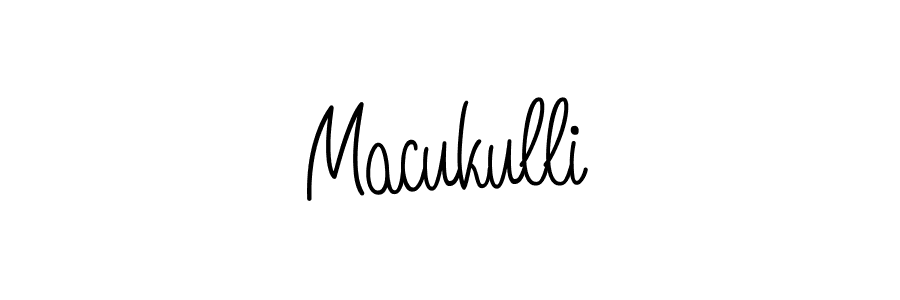 The best way (Angelique-Rose-font-FFP) to make a short signature is to pick only two or three words in your name. The name Macukulli include a total of six letters. For converting this name. Macukulli signature style 5 images and pictures png