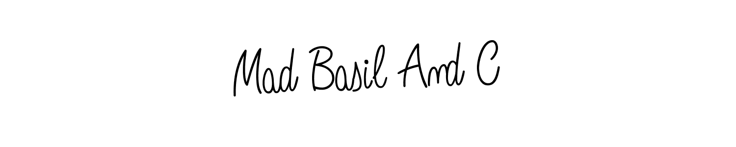Design your own signature with our free online signature maker. With this signature software, you can create a handwritten (Angelique-Rose-font-FFP) signature for name Mad Basil And C. Mad Basil And C signature style 5 images and pictures png