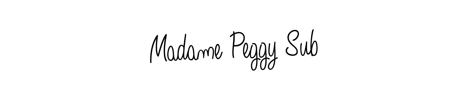 See photos of Madame Peggy Sub official signature by Spectra . Check more albums & portfolios. Read reviews & check more about Angelique-Rose-font-FFP font. Madame Peggy Sub signature style 5 images and pictures png