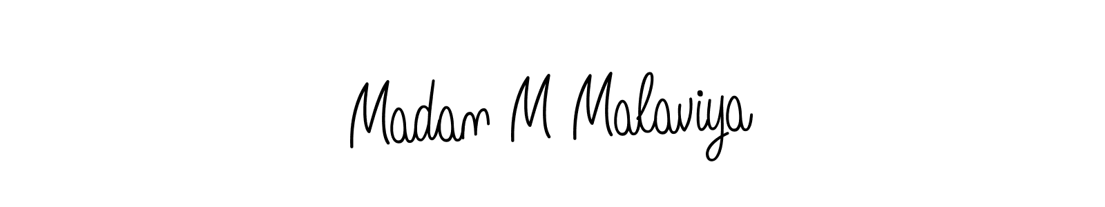 Make a beautiful signature design for name Madan M Malaviya. Use this online signature maker to create a handwritten signature for free. Madan M Malaviya signature style 5 images and pictures png