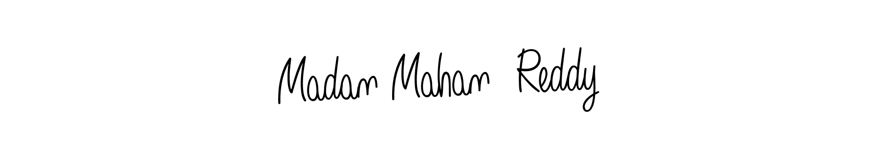 This is the best signature style for the Madan Mahan  Reddy name. Also you like these signature font (Angelique-Rose-font-FFP). Mix name signature. Madan Mahan  Reddy signature style 5 images and pictures png