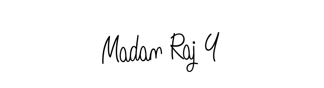 Once you've used our free online signature maker to create your best signature Angelique-Rose-font-FFP style, it's time to enjoy all of the benefits that Madan Raj Y name signing documents. Madan Raj Y signature style 5 images and pictures png