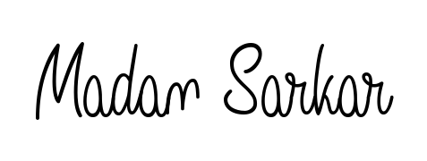 Personalize your online presence with Madan Sarkar signature rendered in elegant Angelique-Rose-font-FFP font. Great for website footers and blogs. Madan Sarkar signature style 5 images and pictures png